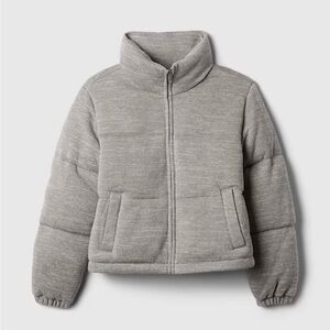 GAP Factory Gray Puffer Jacket